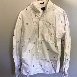 J. Crew Sailboat Pattern Oxford